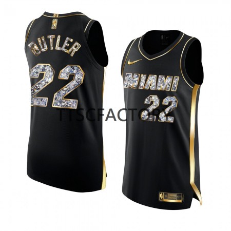Maillot Basket Miami Heat Jimmy Butler 22 Nike 2022 Playoffs Noir Swingman - Homme